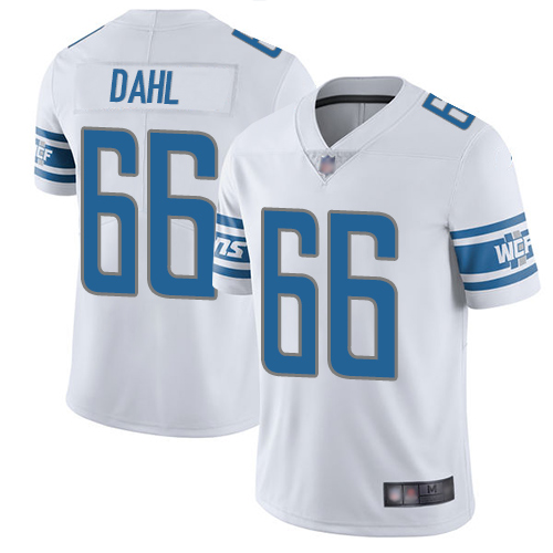 Detroit Lions Limited White Men Joe Dahl Road Jersey NFL Football #66 Vapor Untouchable->youth nfl jersey->Youth Jersey